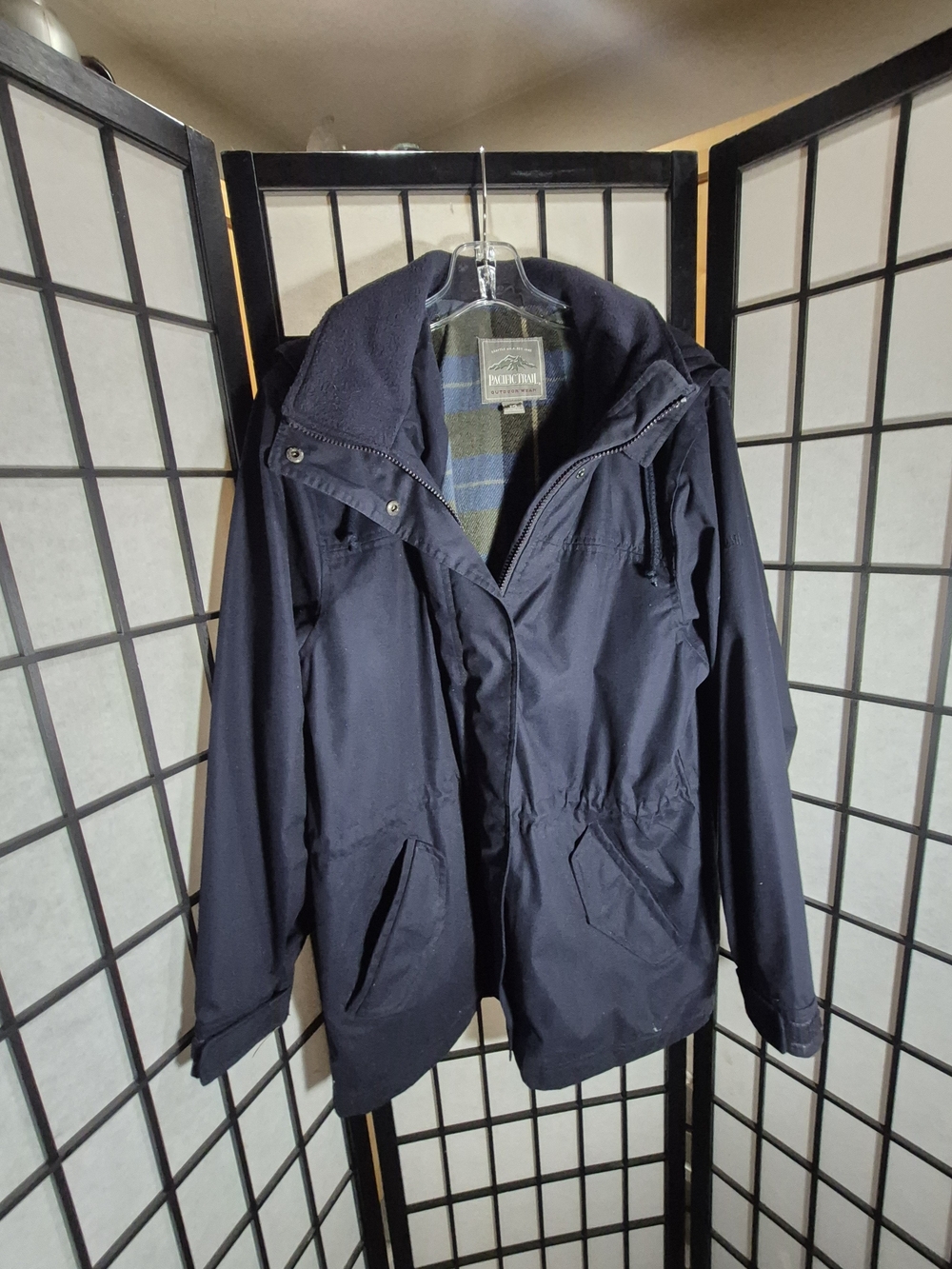 Pacific Trail Navy Hooded Field Jacket